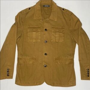 Kenneth Cole Reaction Men's Brown Military Jacket